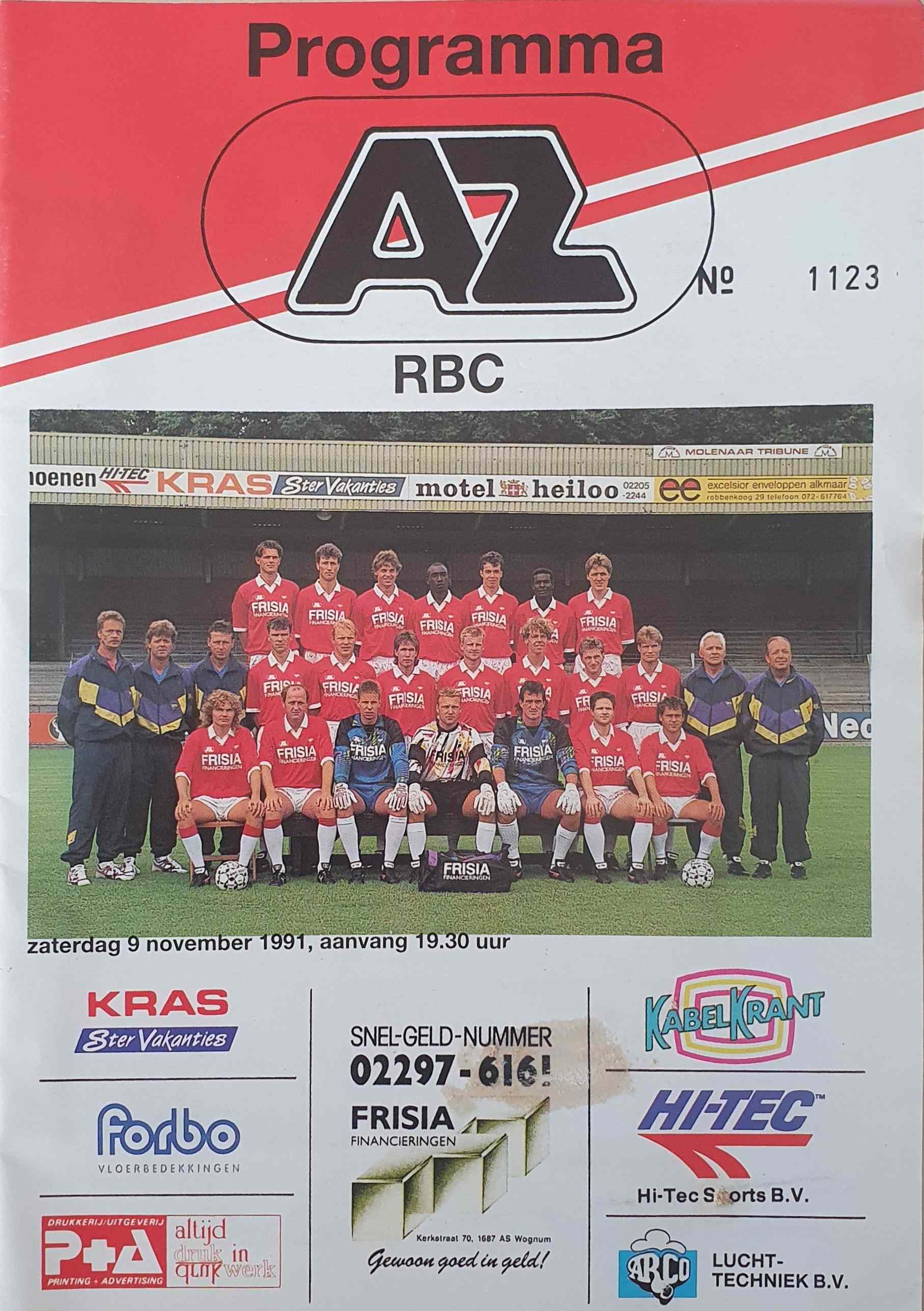 AZ Programma 9-nov-1991 RBC